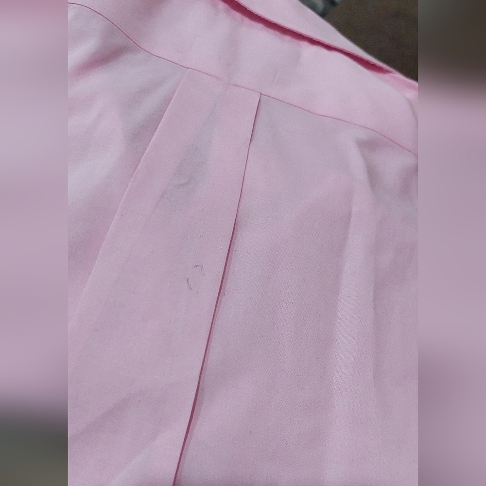 Lauren Ralph Lauren Slim Fit Pink Button Up Men's Shirt Sz 17.5 Long Sleeve - Picture 10 of 12